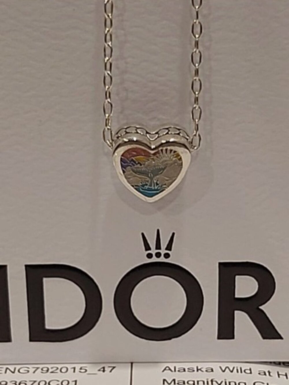 AUTHENTIC PANDORA Sterling Silver Doubled-Sided Alaska Wild at Heart